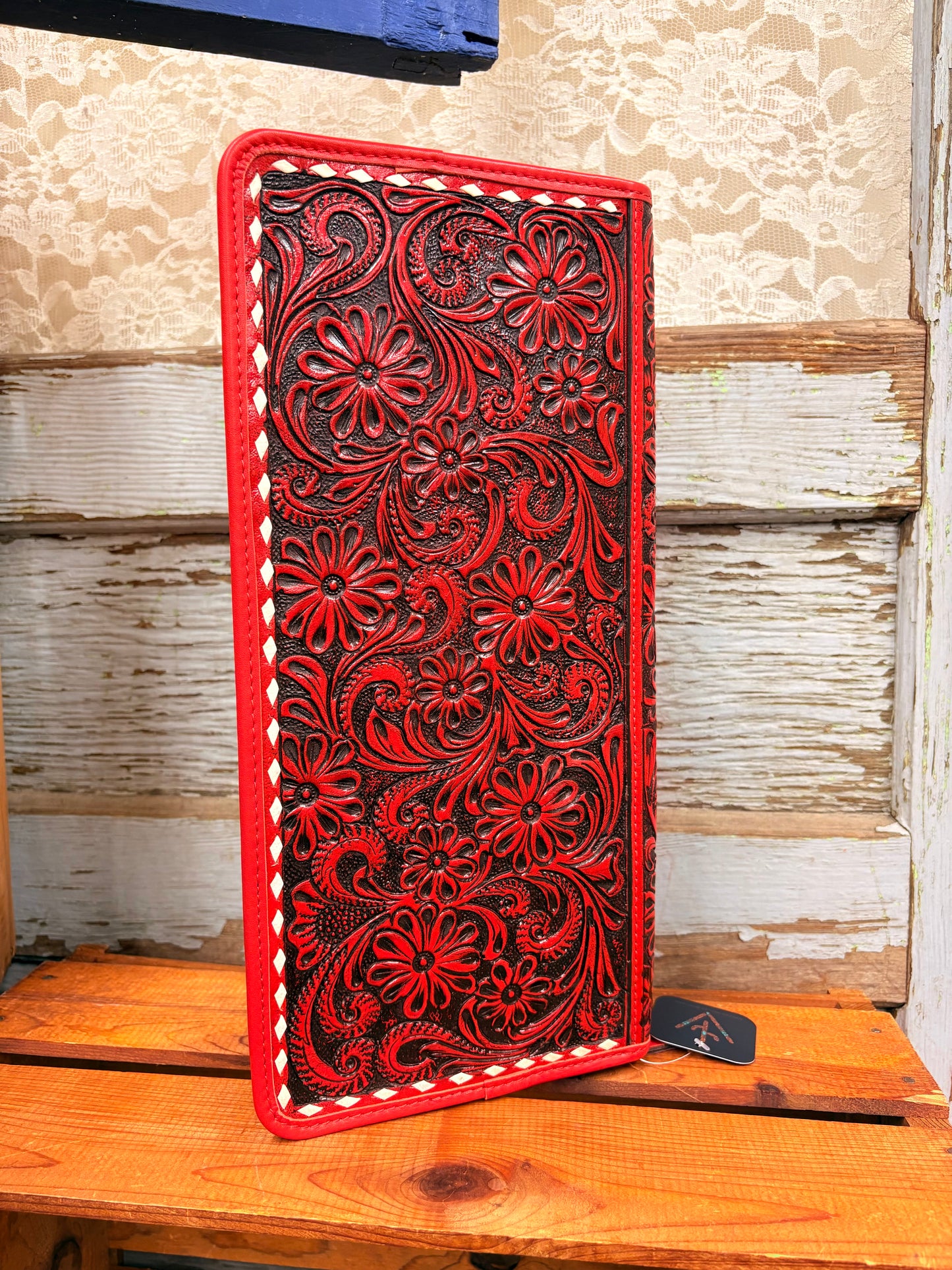 Tooled Jewelry Wallet - Jewelry Box/Case