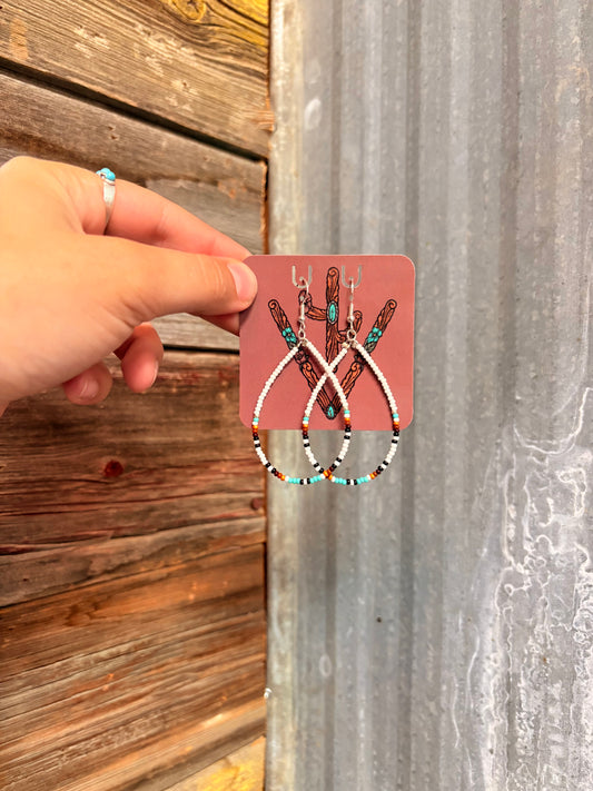A Little Turquoise - Tear Drop Earrings