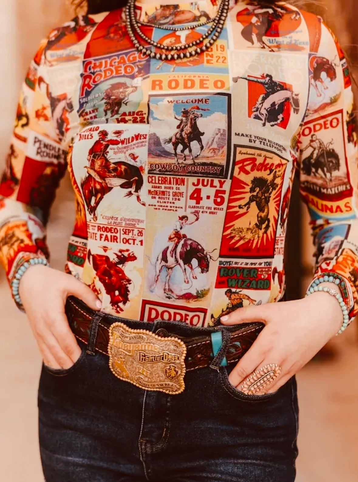 Rodeo Road - Mesh Top