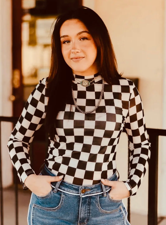 Checkered - Mesh Top