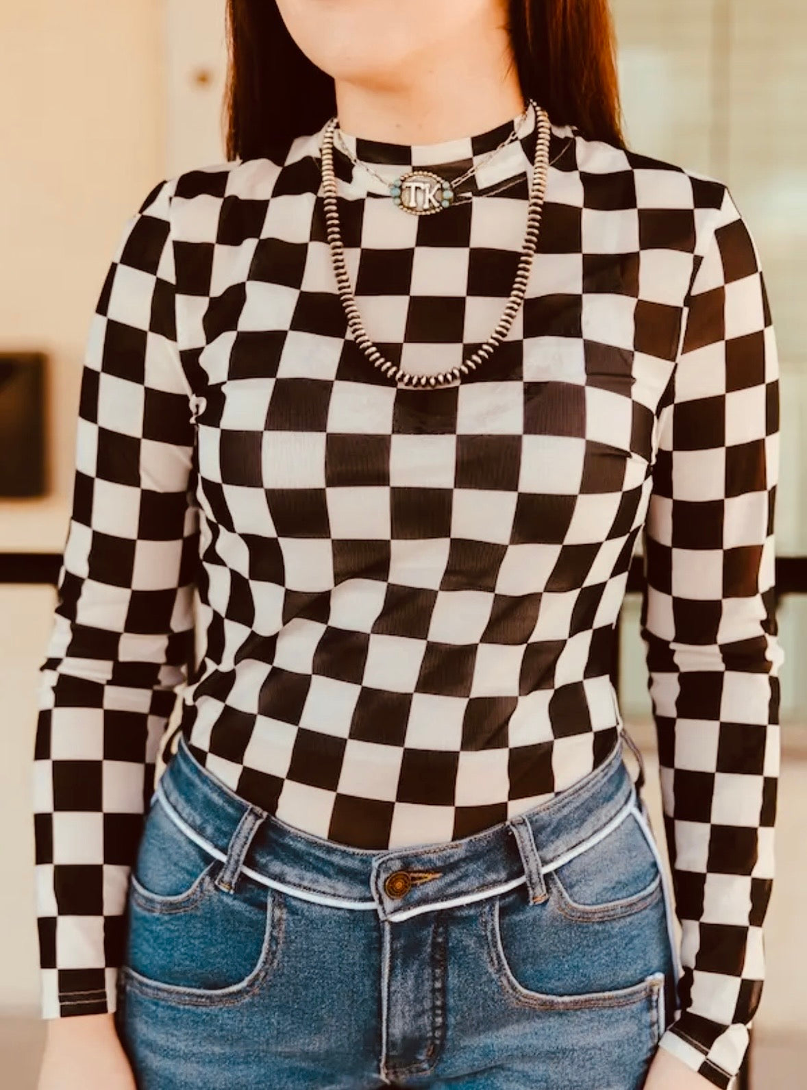 Checkered - Mesh Top
