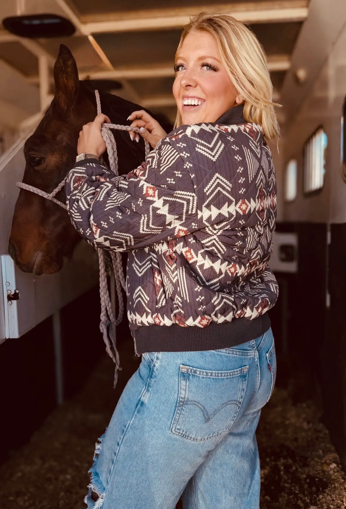 Dolly’s Aztec - Bomber Jacket
