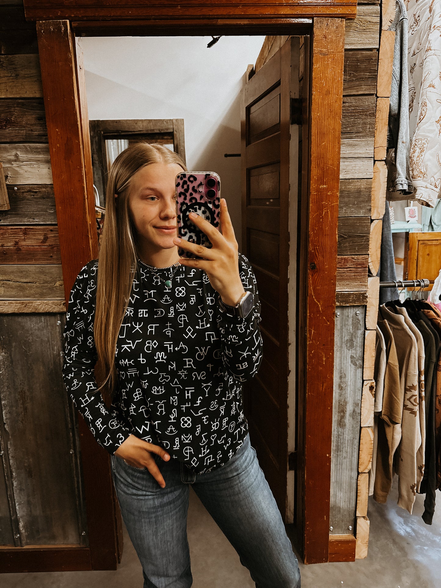 Branded Long Sleeve Top