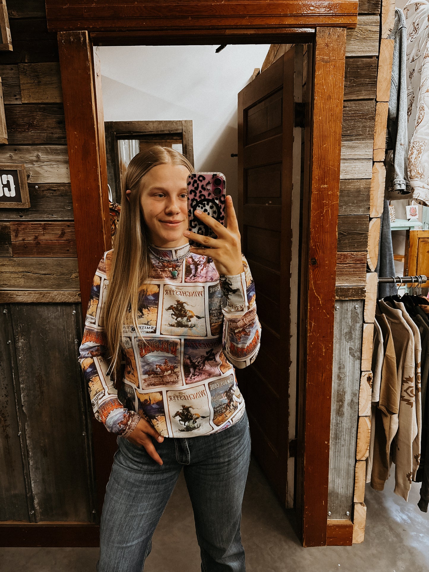Old School Western - Mesh Top