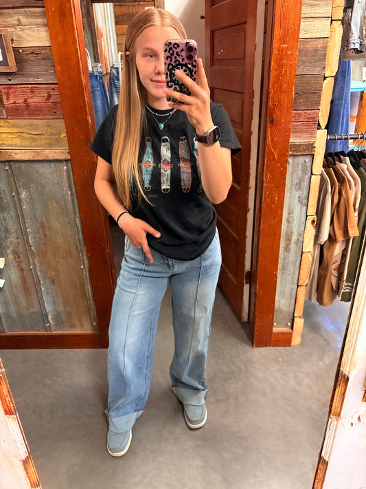 Cassidy Pin Stripe Jean