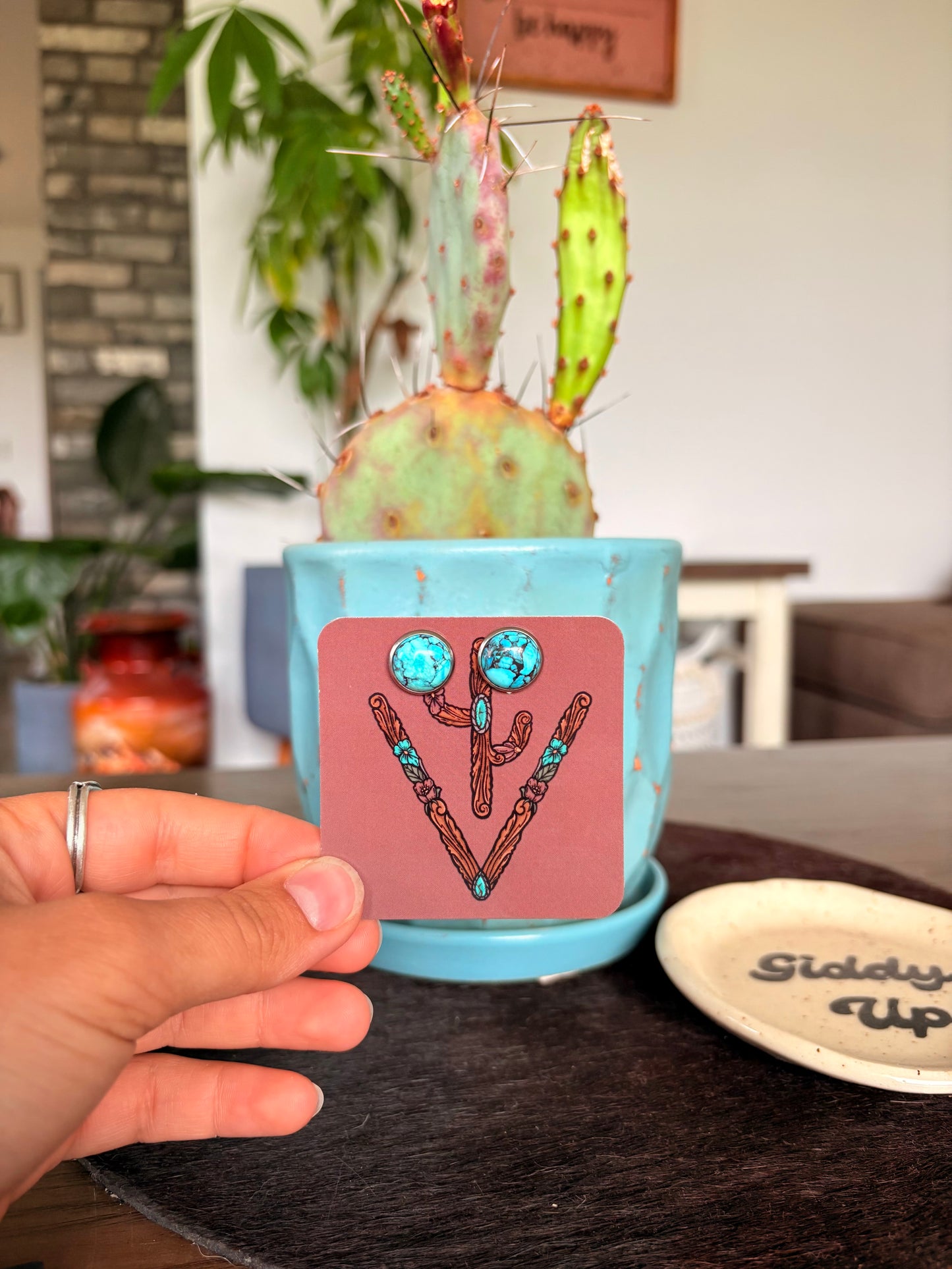 Sleeping Beauty Turquoise Studs