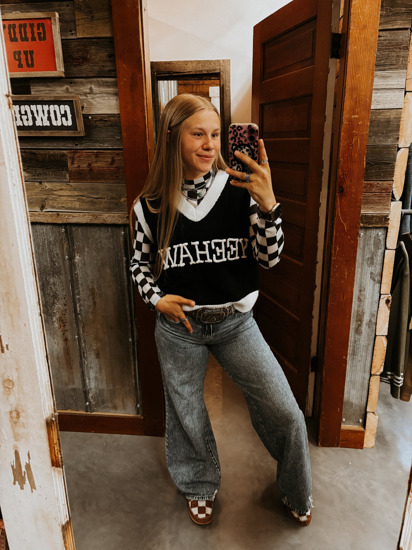 Checkered - Mesh Top