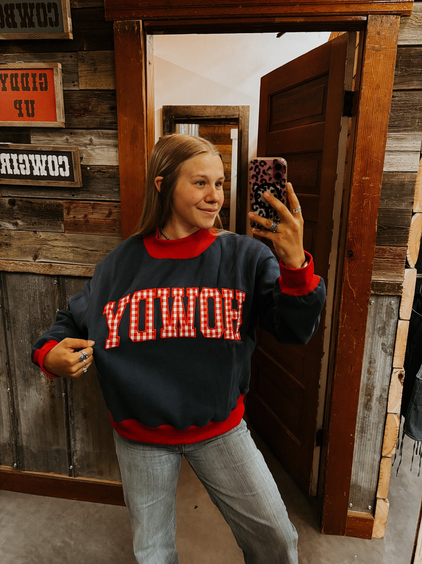 Howdy Mockneck Sweater