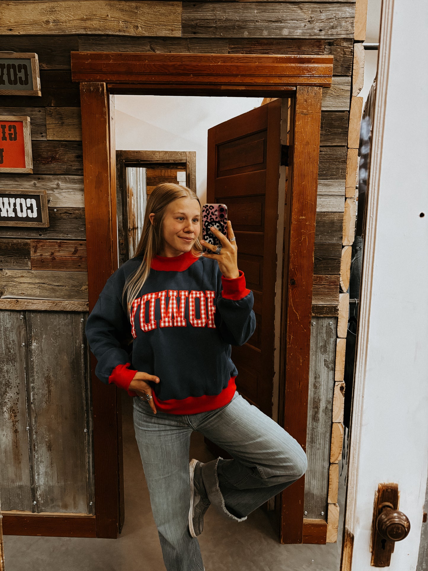 Howdy Mockneck Sweater