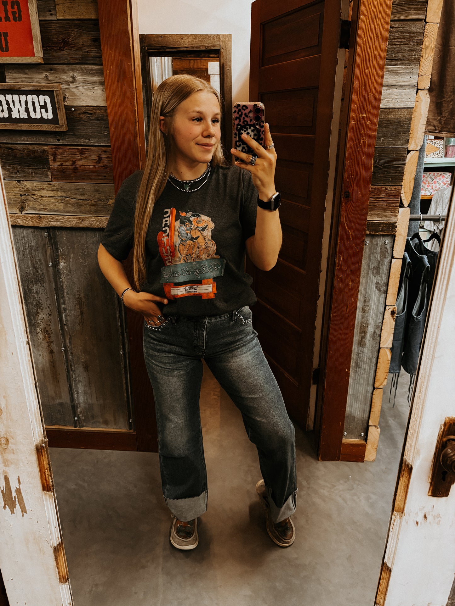 Studded Boyfriend Jeans