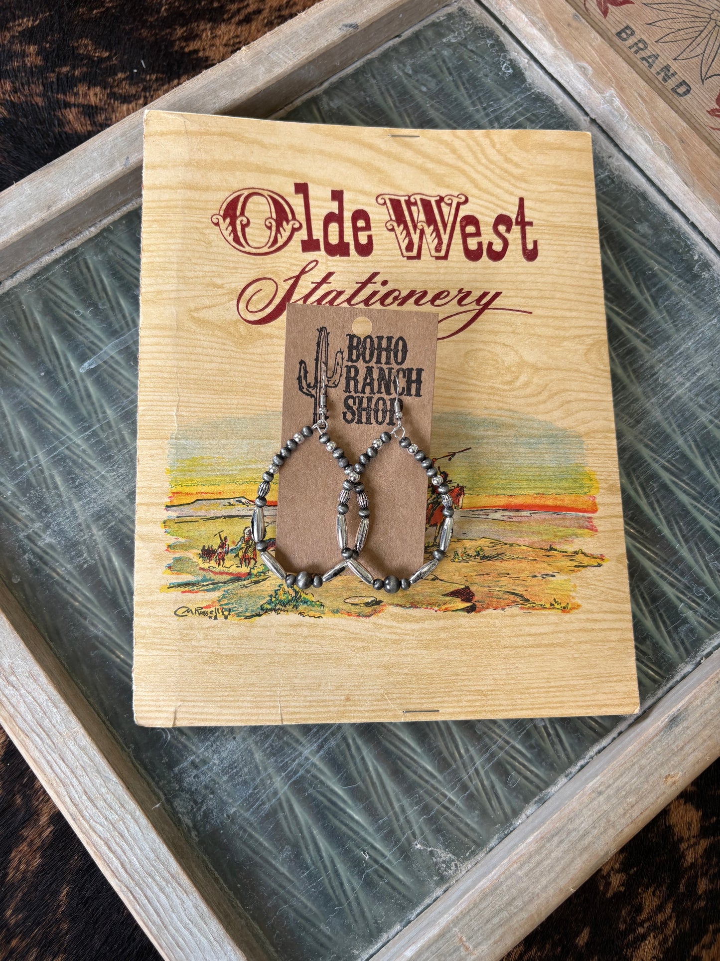 FAUX Navajo Style Tear Drop