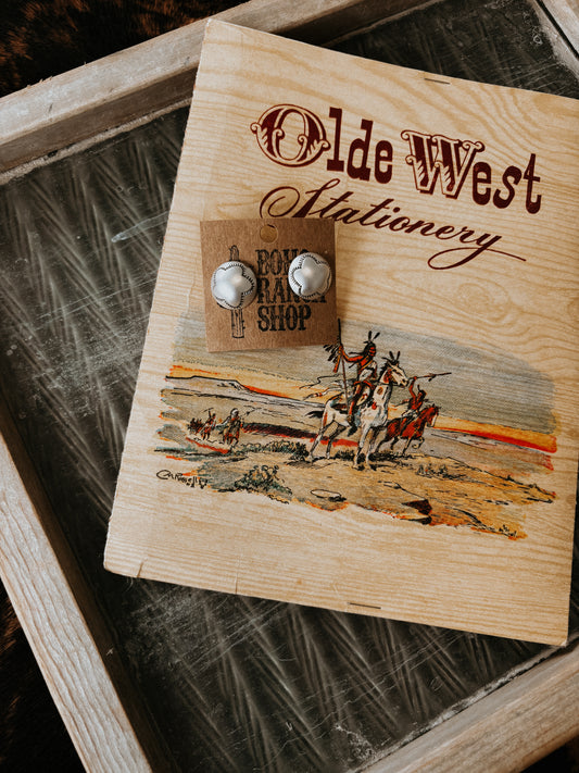 FAUX Western Star Earrings