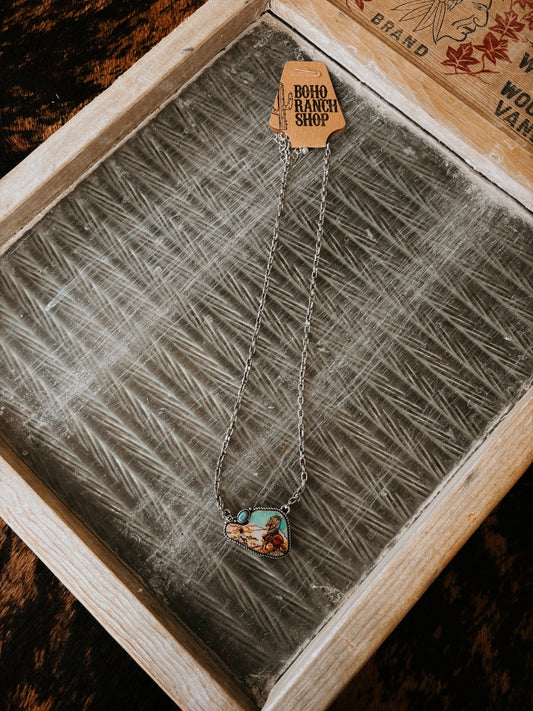 FAUX Rodeo Cowboy Necklace
