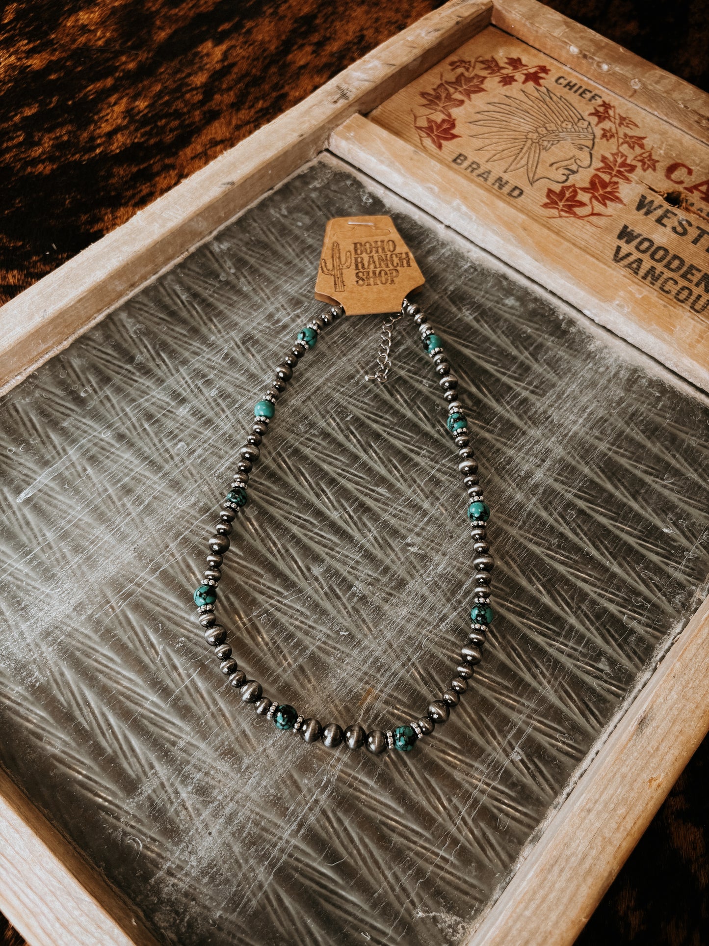 FAUX Western Navajo & Turquoise