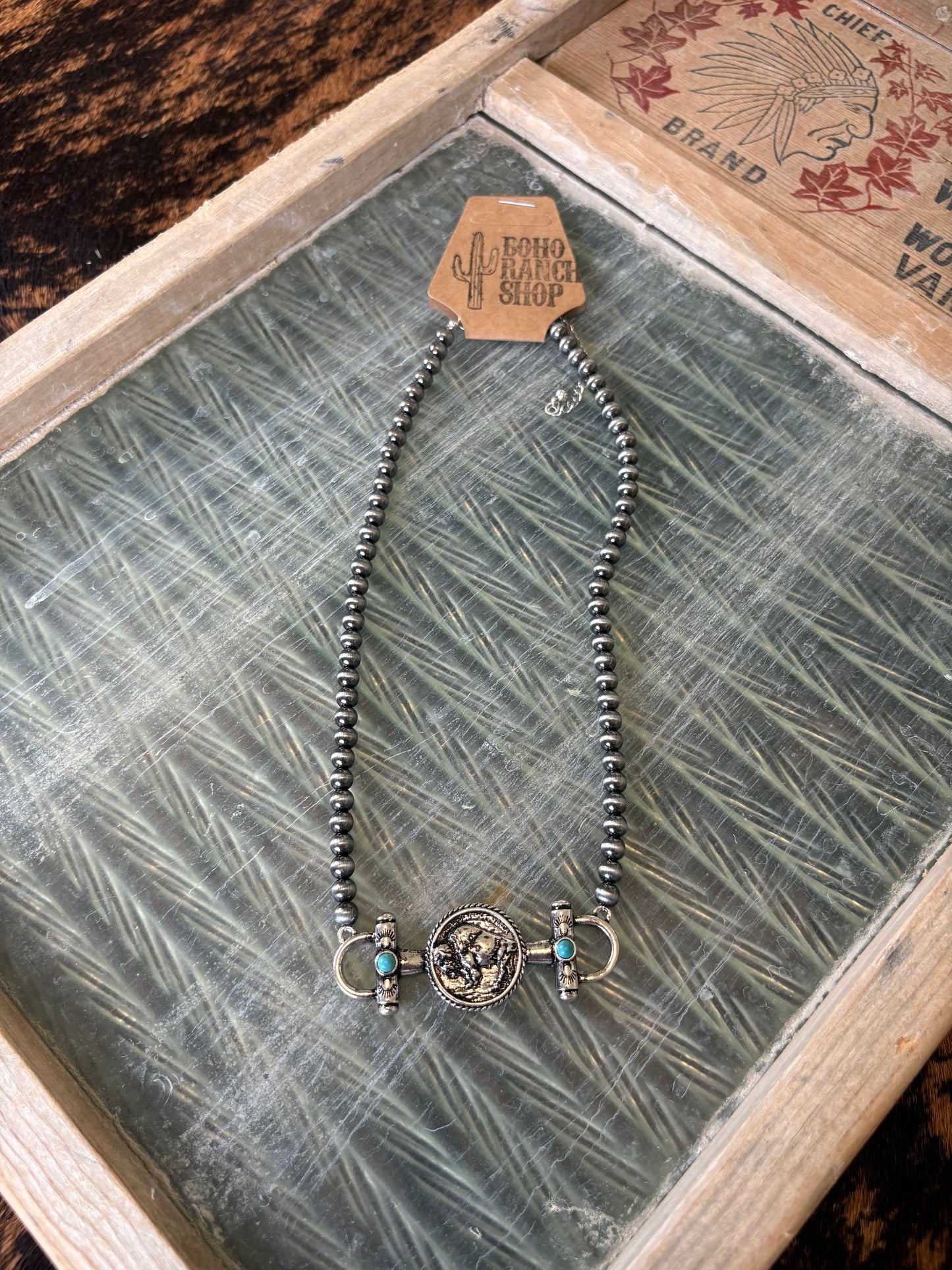 FAUX Buffalo Snaffle Necklace