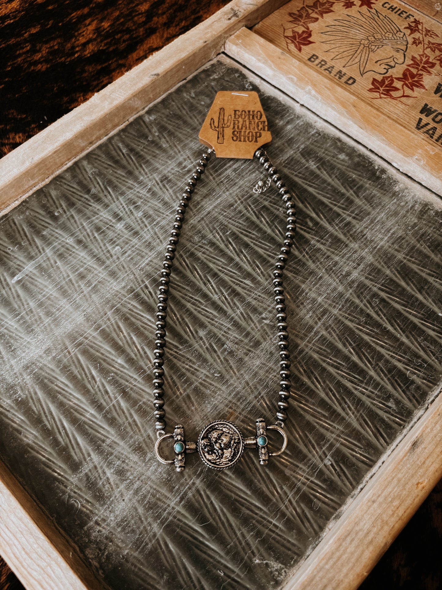 FAUX Buffalo Snaffle Necklace