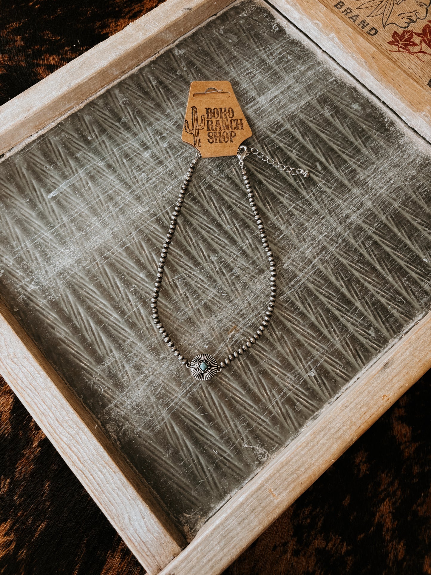 FAUX Navajo Round Necklace