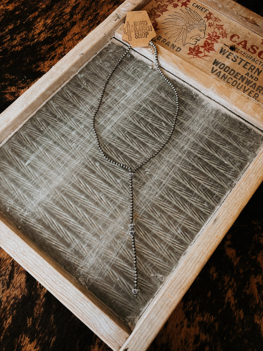 FAUX Navajo Bead Lariat