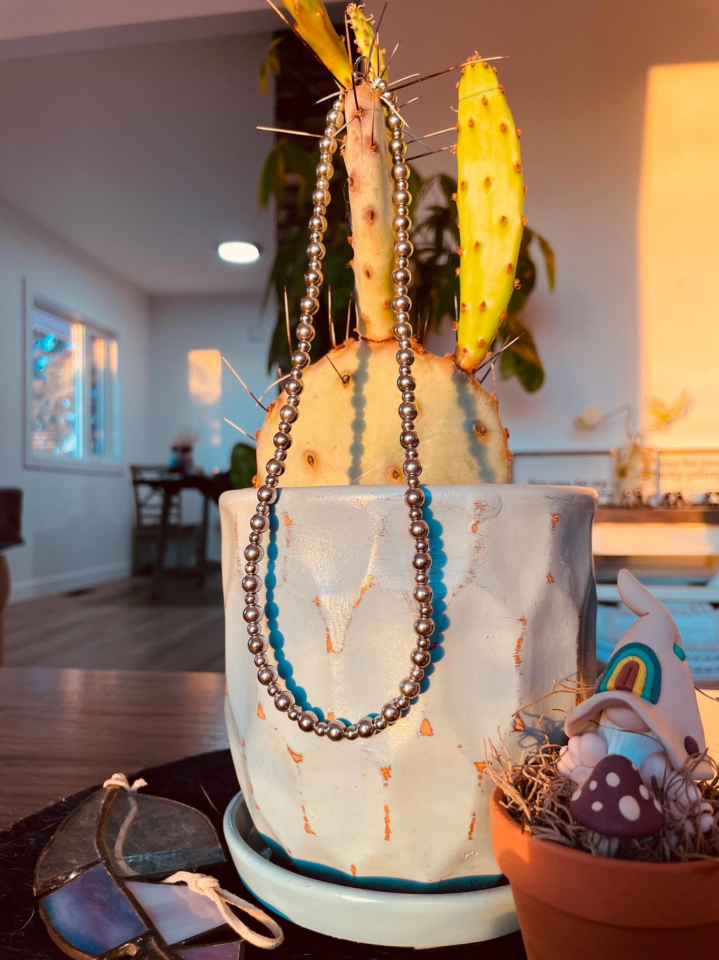 Silver Bubbled - Necklace
