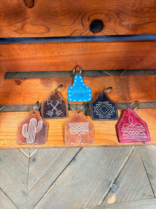 Leather & Cowhide - Keychain