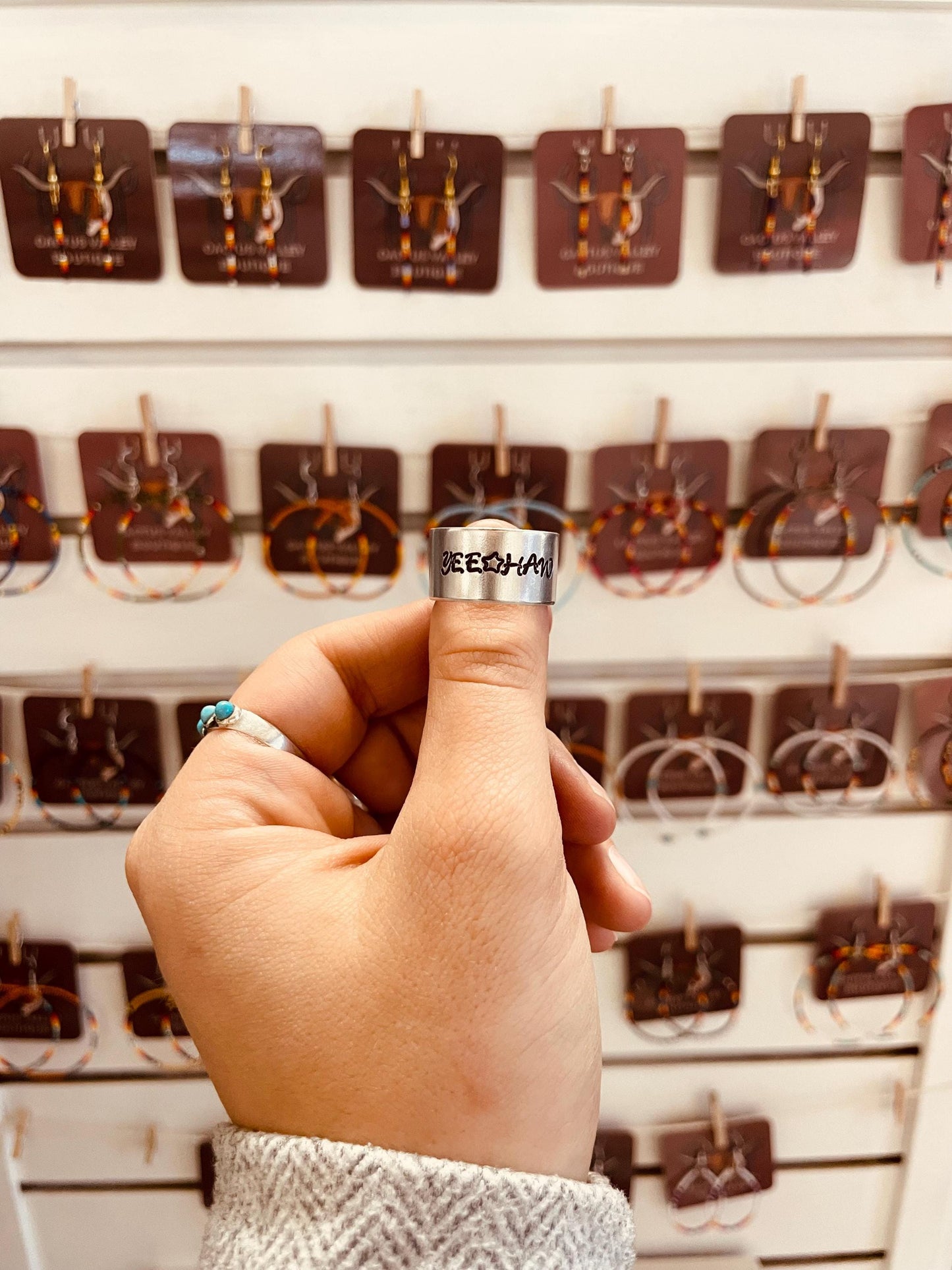 Yee Haw - Stamped Ring