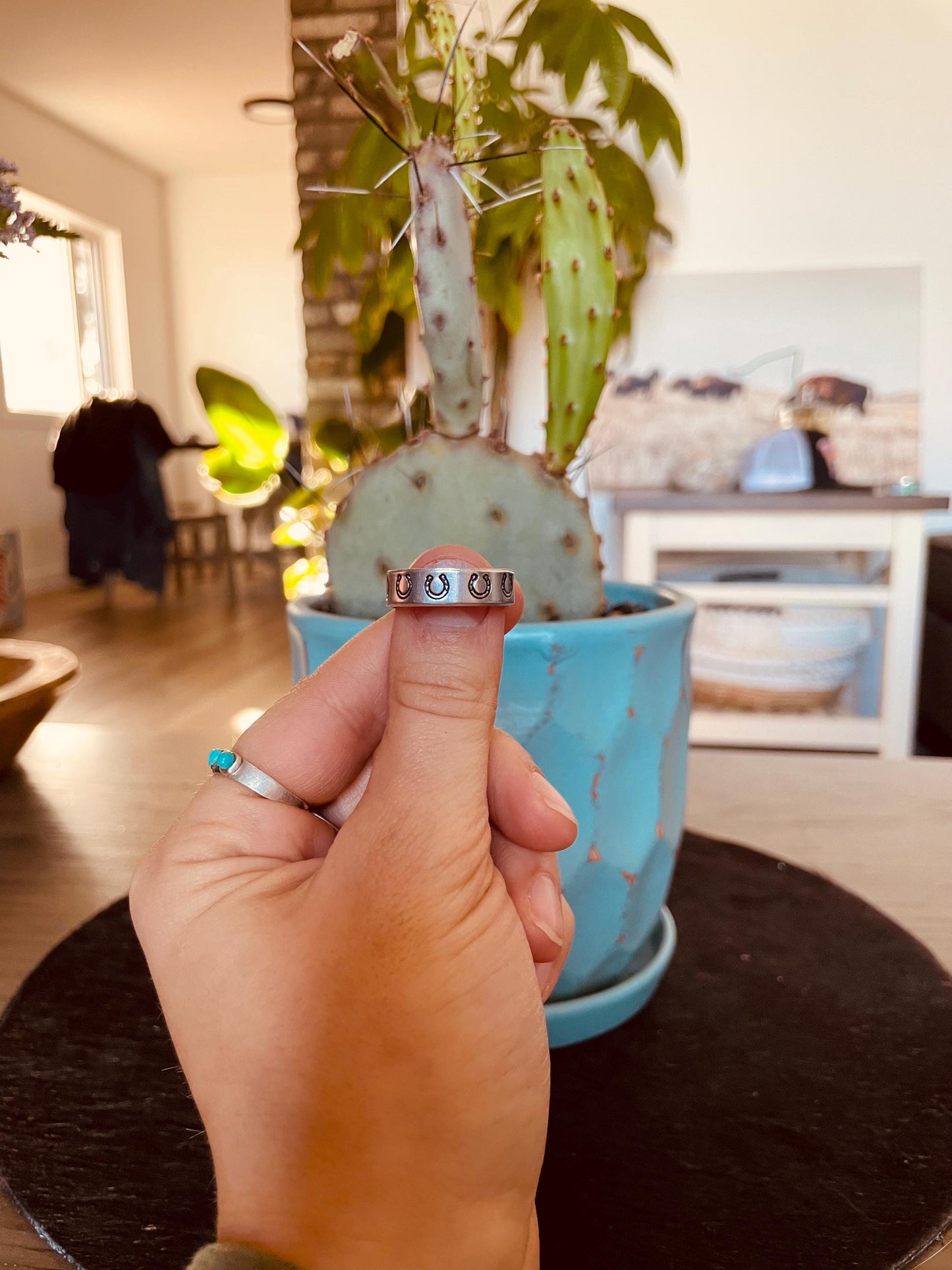Horse Shoe - Stamped Ring